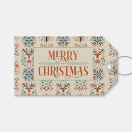 Scandinavian Deer Holiday Geschenkanhänger