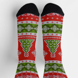 Scandinavian Design Cozy Winter Holiday Socken
