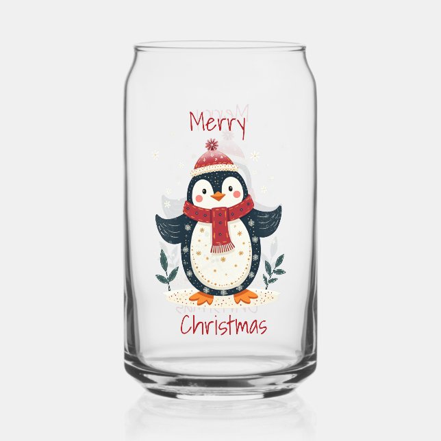 Scandinavian Folk Art Style Dosenglas (Vorderseite)