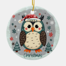 Scandinavian Folk Art Style Keramik Ornament