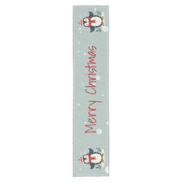 Scandinavian Folk Art Style Kurzer Tischläufer