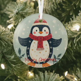 Scandinavian Folk Art Style Ornament Aus Glas