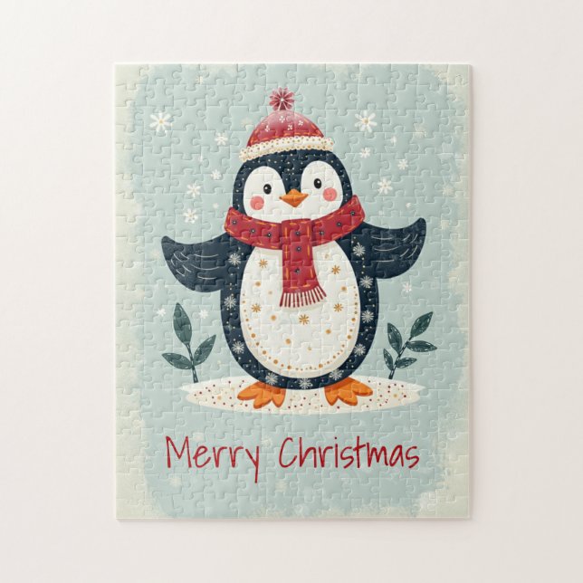 Scandinavian Folk Art Style Puzzle (Vertikal)