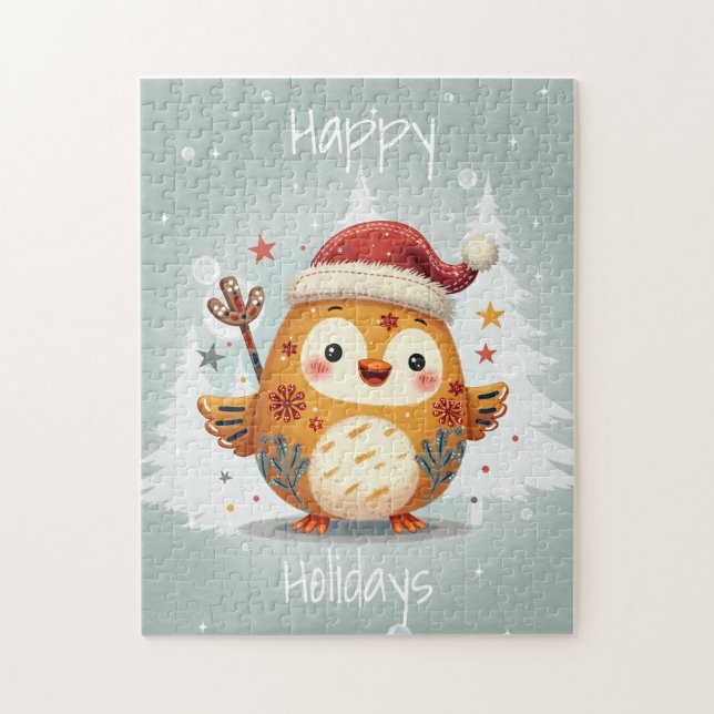 Scandinavian Folk Art Style Puzzle (Vertikal)