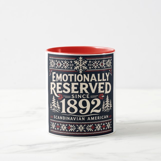 Scandinavian Humor - Emotionally Reserved  Tasse (Zentrum)