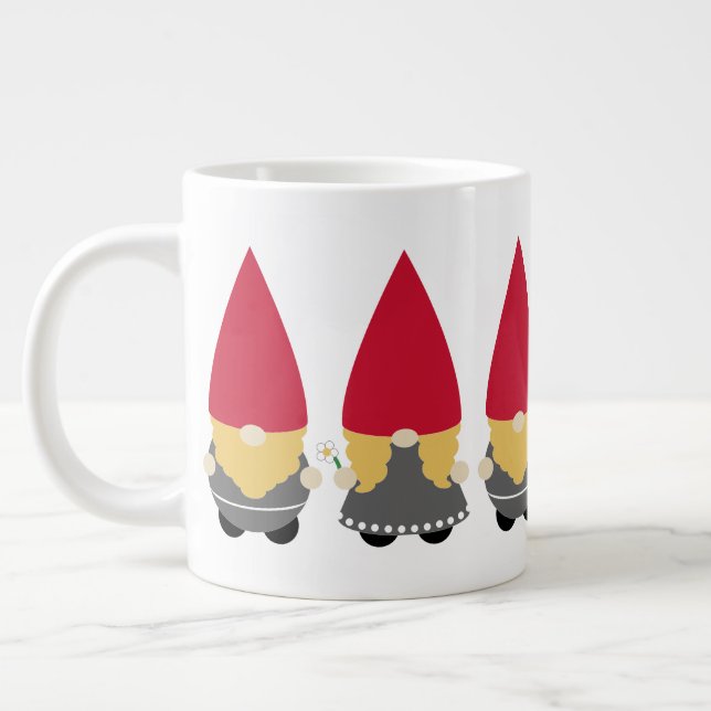 Scandinavian Nisse Jumbo-Tasse (Links)