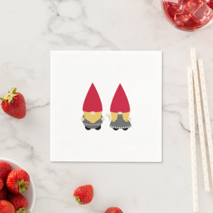 Scandinavian Nisse Tomte Gnome Serviette