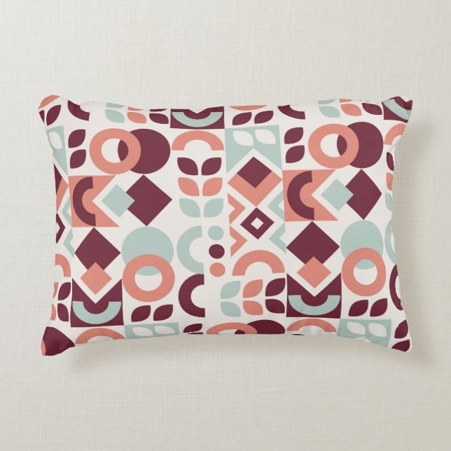 Scandinavian pattern design. Simple modern retro b Dekokissen (Vorderseite)