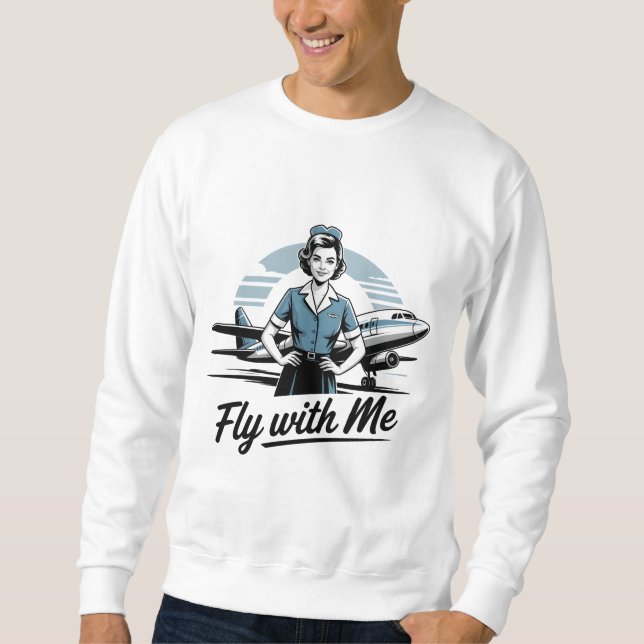Scandinavian stewardess  sweatshirt (Vorderseite)