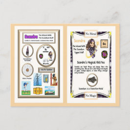 Scandra - Scandium Trading Cards Postkarte