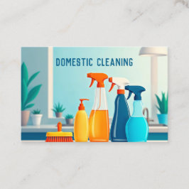 Scannable Inhouse-Reinigung Visitenkarte