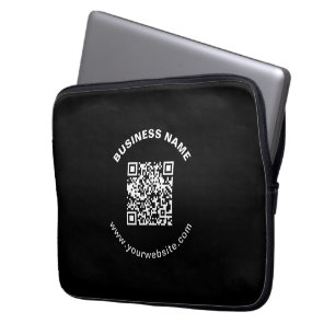 scannbarer QR-Code für sofortigen Zugriff, modern Laptopschutzhülle