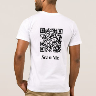 Scanne Mich Benutzerdefinierter QR-Code T-Shirt