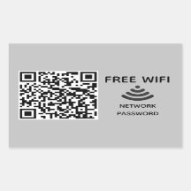 Scannen Sie das kostenlose WiFi Business qm-Codeze