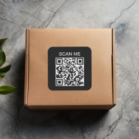 Scannen Sie den QR-Code-Aufkleber für das Scannerq