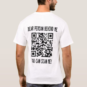 Scannen Sie den QR-Code für einen Motivierend Boos T-Shirt