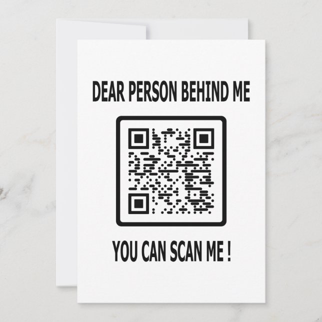 Scannen Sie den QR-Code für Inspiration Einladung (Vorderseite)