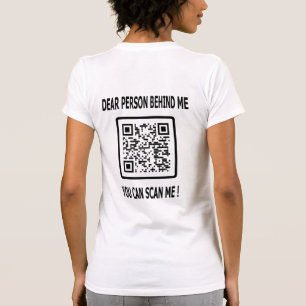 Scannen Sie den QR-Code für Inspiration T-Shirt