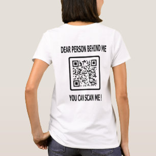 Scannen Sie den QR-Code für Inspiration T-Shirt