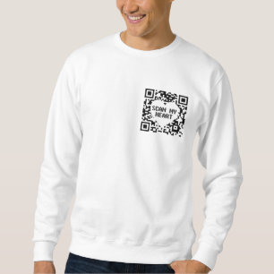 Scannen Sie mein Herz Sweatshirt