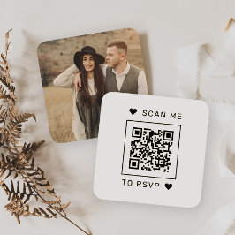 Scannen Sie mich auf UAWG Wedding QR Code Response Begleitkarte