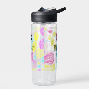Scannen Sie mit dem Q R Firmenlogo (Regenbogenkohl Trinkflasche