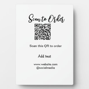 Scannen Sie QR-Code, um E-Mail der Website hinzuzu Fotoplatte