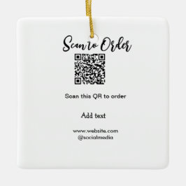 Scannen Sie QR-Code, um E-Mail der Website hinzuzu Keramikornament