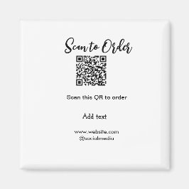 Scannen Sie QR-Code, um E-Mail der Website hinzuzu Magnet