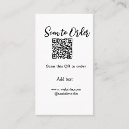 Scannen Sie QR-Code, um E-Mail der Website hinzuzu Visitenkarte