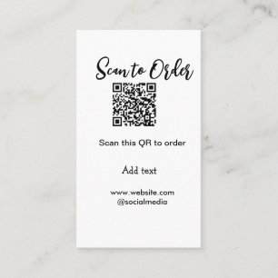 Scannen Sie QR-Code, um E-Mail der Website hinzuzu Visitenkarte
