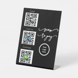 Scannen Sie QR Code Unberührbares Zeichen für Salo Sockelschild