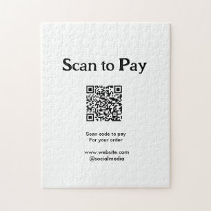 Scannen Sie, um für die Bestellung QR-Code auf der Puzzle