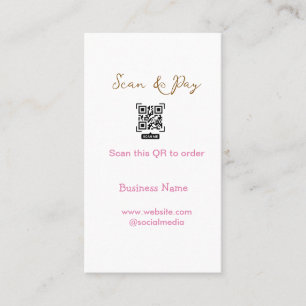 Scannen um QR-Code zu bestellen Website-E-Mail hin Visitenkarte