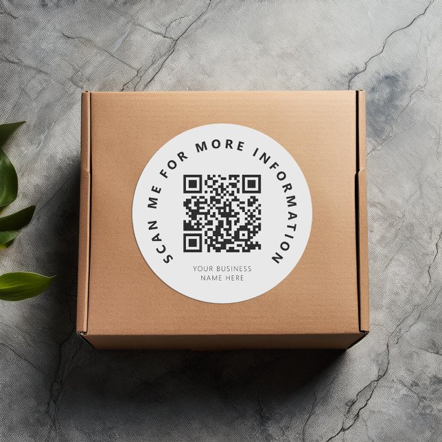 Scannen von QR-Code Runder Aufkleber (Von Creator hochgeladen)