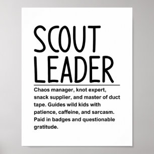 Scanner-Leiter Poster