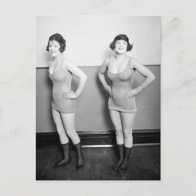 Scantily Clad Chorus Girls, 1920 Postkarte (Vorderseite)