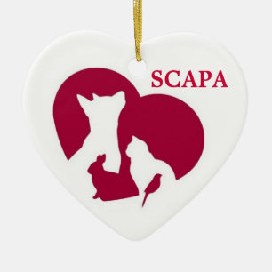 SCAPA Logo-Verzierung Keramik Ornament