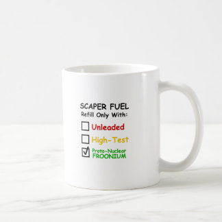 Scaper Brennstoff-Tasse Tasse