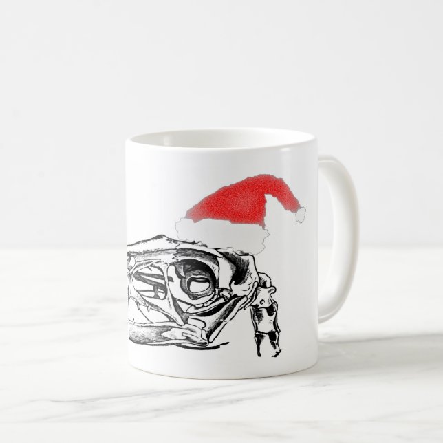 Scaphongnathus (Dinosaurier, Pterosaurier) Schädel Kaffeetasse (VorderseiteRechts)