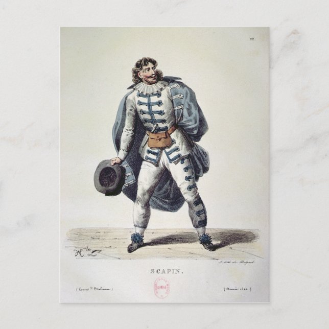 Scapin Postkarte (Vorderseite)