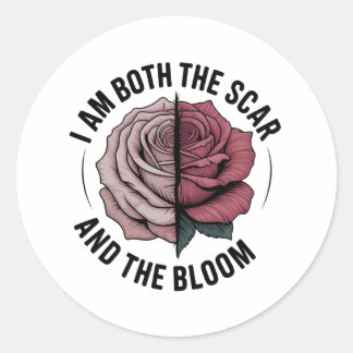 Scar & Bloom – Healing Rose Sticker