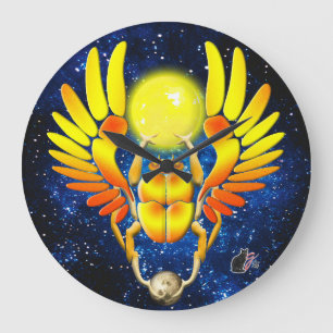 Scarab Große Wanduhr
