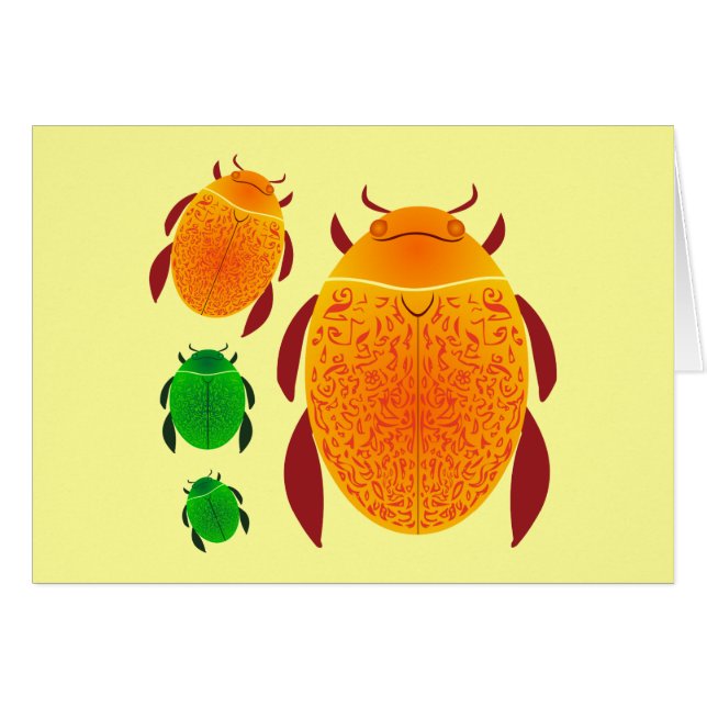Scarab Käfer (Vorderseite (Horizontal))