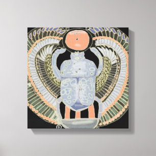 Scarab-Käfer Leinwanddruck