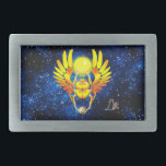 Scarab Oblong Belt Buckle Rechteckige Gürtelschnalle<br><div class="desc">Der Scarab fliegt über den Himmel und rollt die Sonne und zieht den Mond. Tag und Nacht durchquert der uralte Geist den Himmel, der den Kreislauf von Leben und Tod verkörpert. Nehmen Sie die Weisheit der Zeiten ein und verwandeln Sie Ihr Soul, wenn Sie dieses Gurtschnürchen mit seinem ikonischen Symbol...</div>