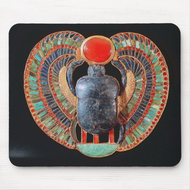 Scarabäus-Brust, vom Grab von Tutankhamun Mousepad (Vorne)