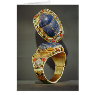 Scarabäusarmband, vom Grab von Tutankhamun