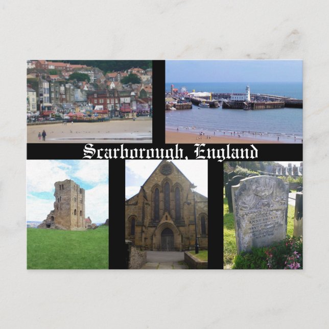 Scarborough England Postkarte (Vorderseite)