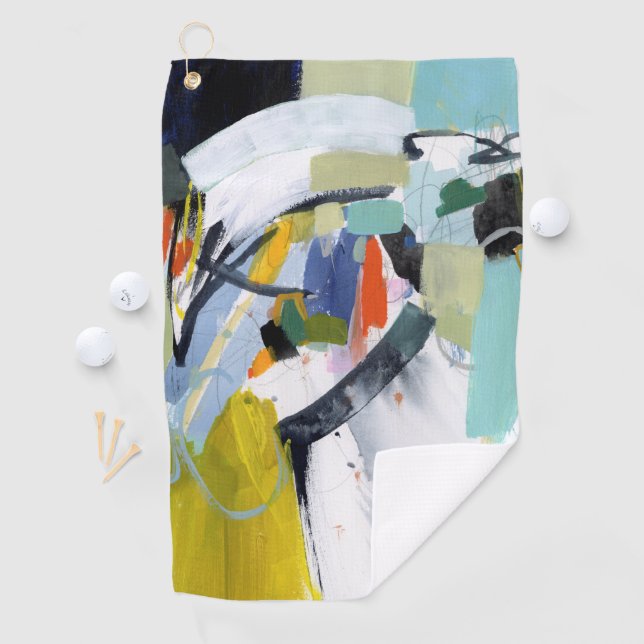 Scarborough Fair - Abstrakt Golfhandtuch (Insitu)